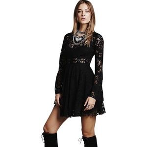 Black Free People Lace Dress